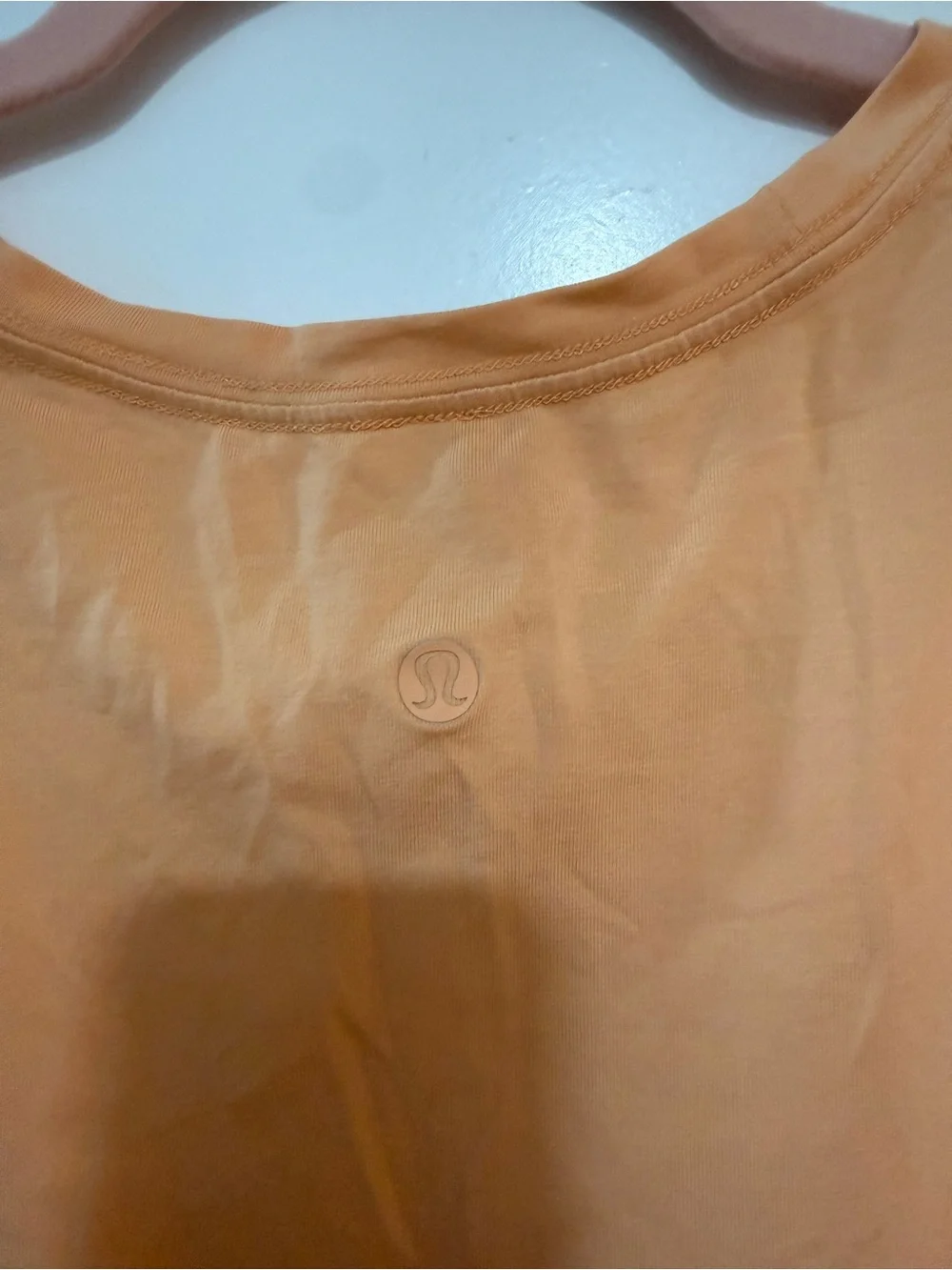 lululemon athletica Short Sleeve Tee in Peach-Orange